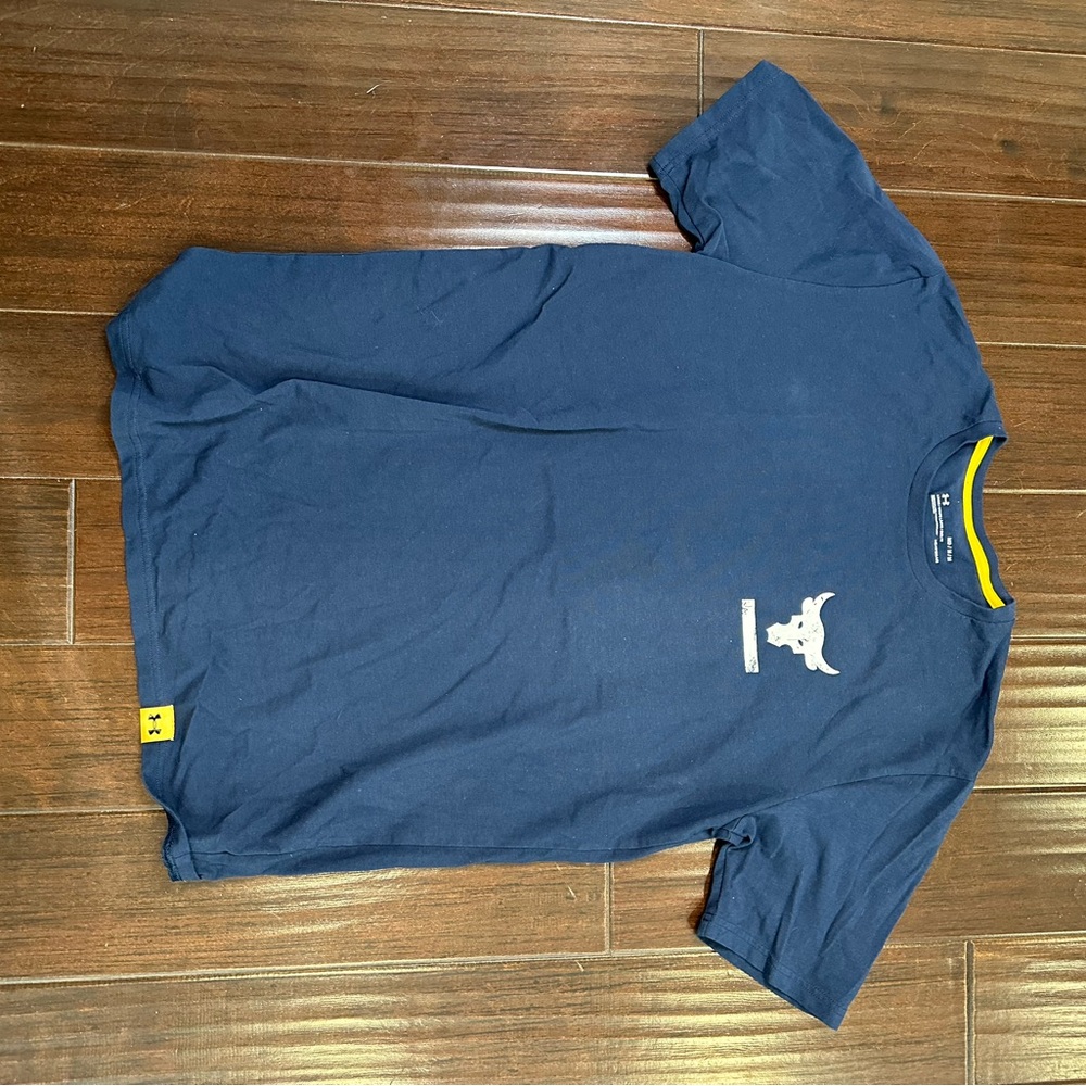 Under Armour Project Rock Men's Blue T-Shirt